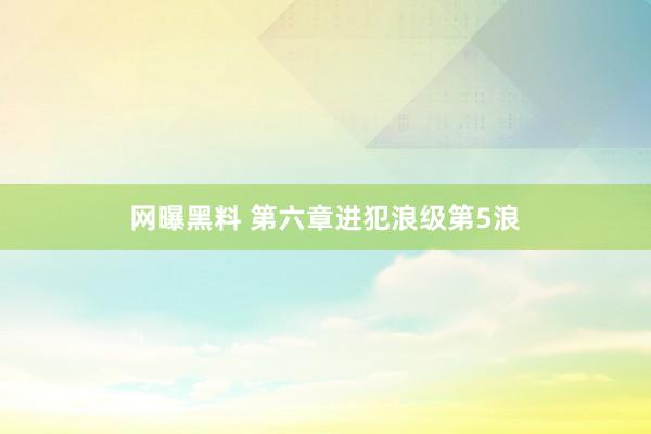 网曝黑料 第六章进犯浪级第5浪